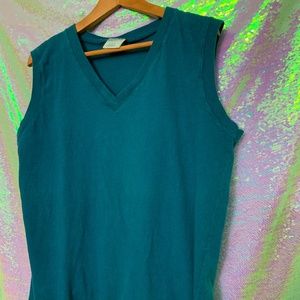 *CLEARANCE* Cheetah WMN Sz L   Blue-Green Top